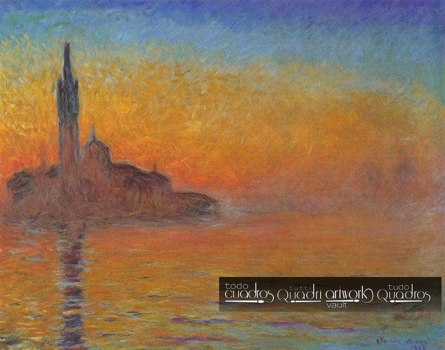 Crepúsculo em Veneza, Monet