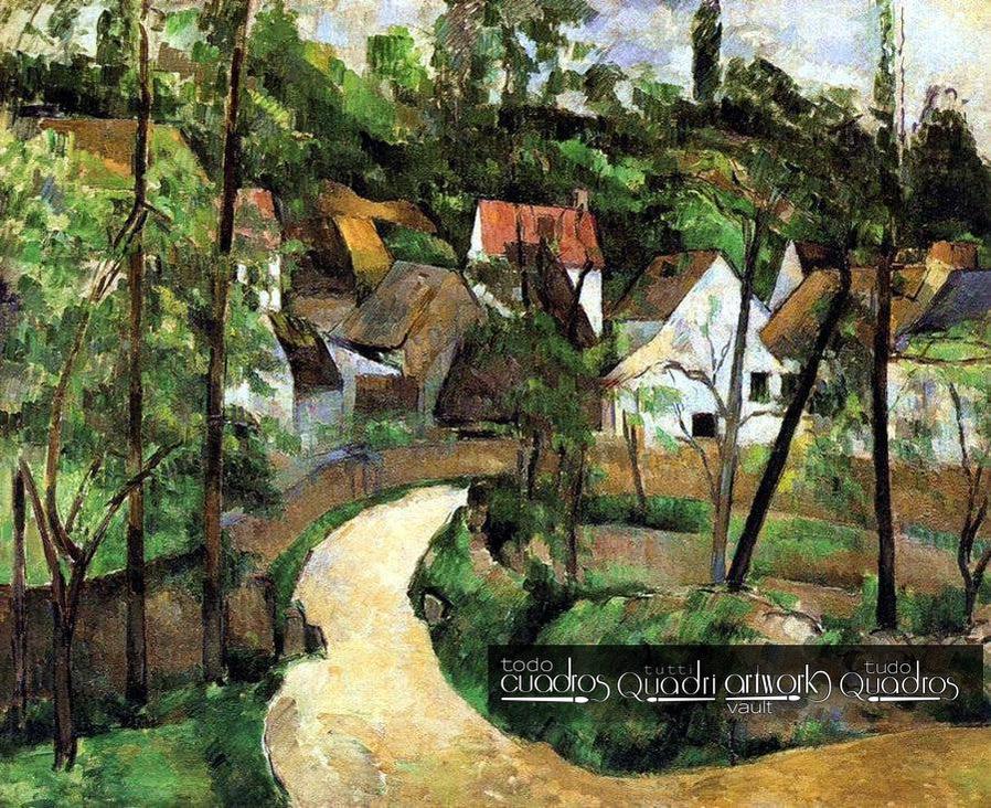 Curva na estrada, Cézanne