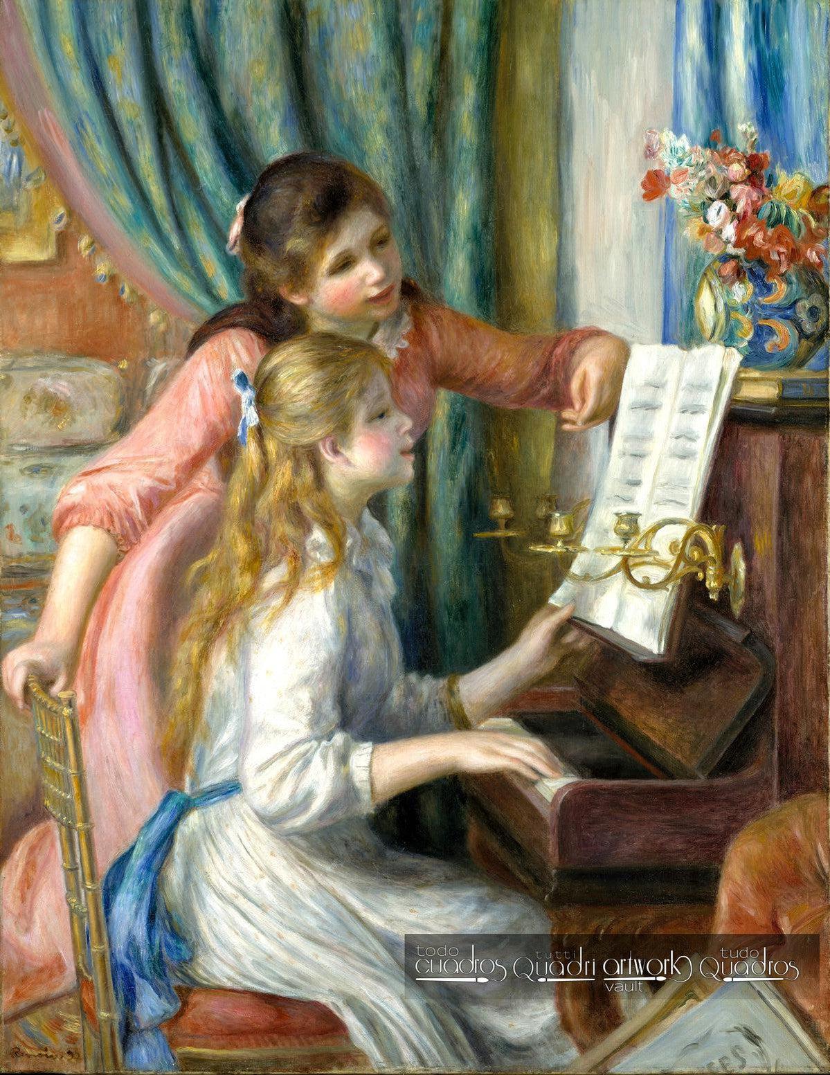 Duas jovens ao piano, Renoir