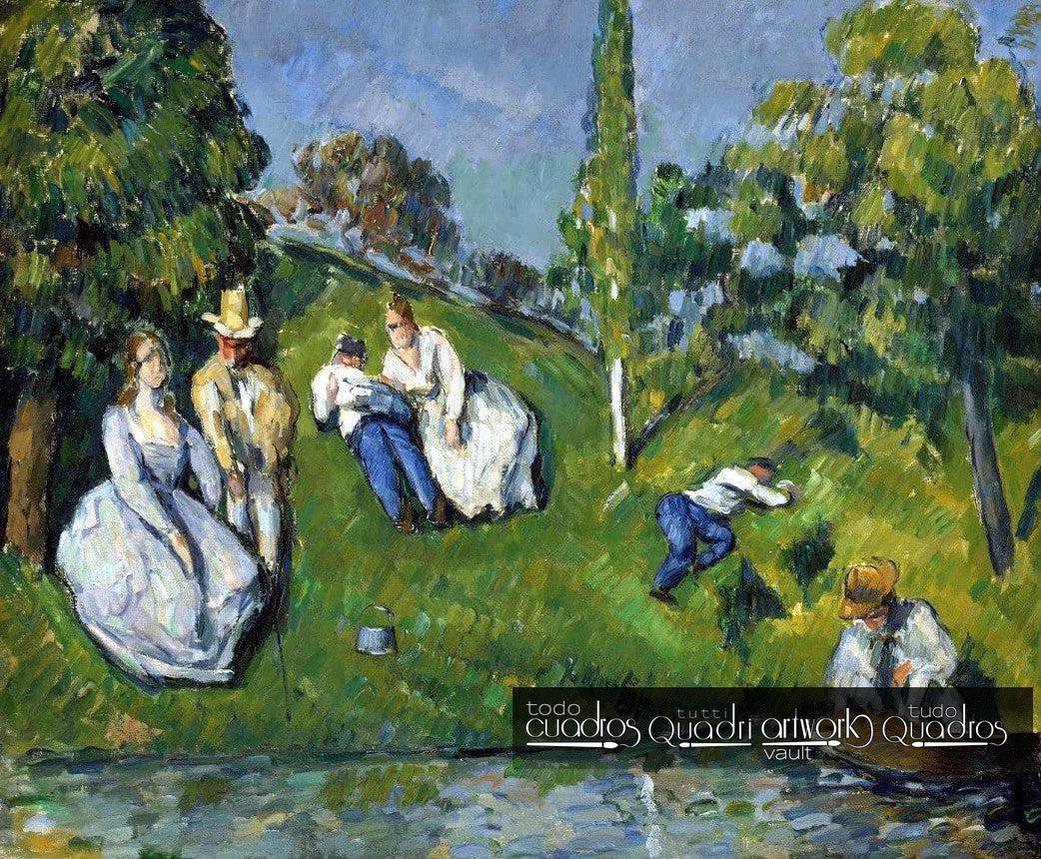 O lago, Cézanne