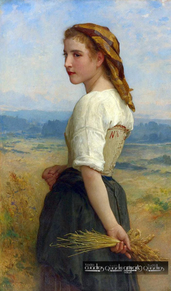 A apanhadora de espigas, Bouguereau