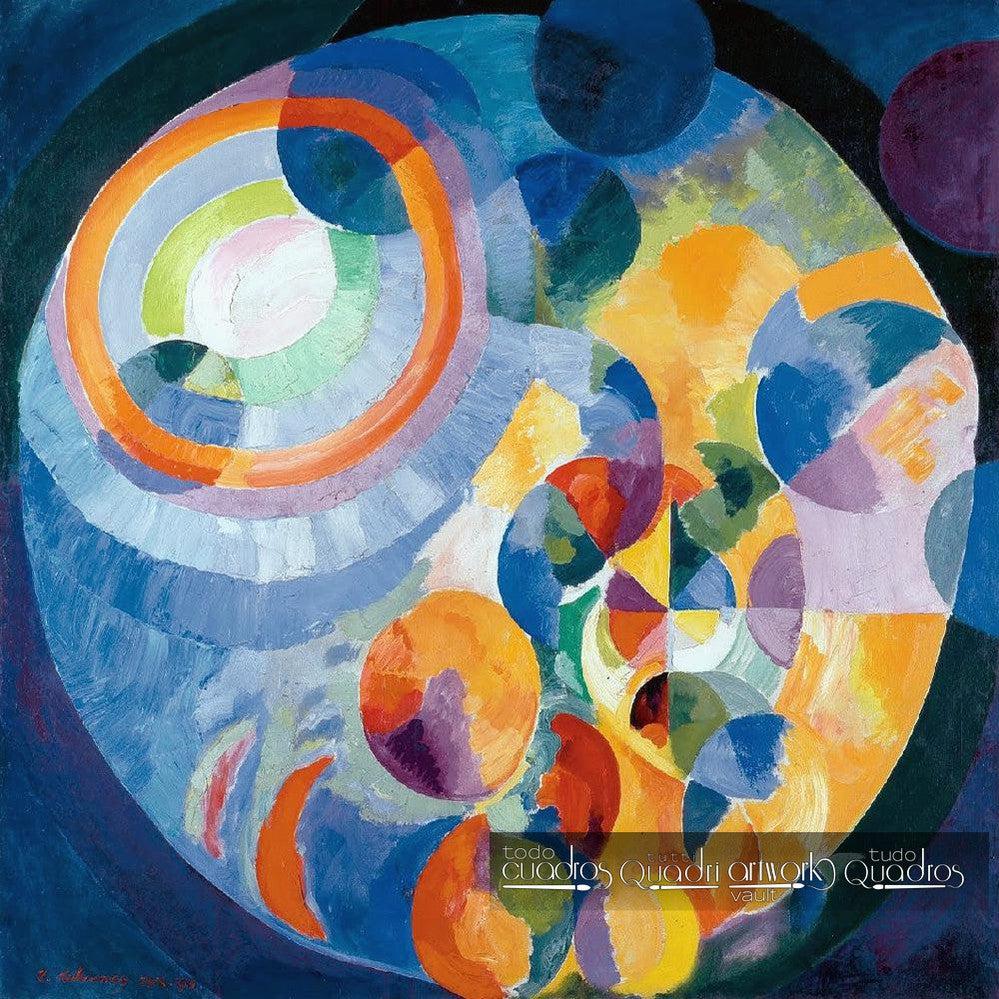 Formas circulares, sol e lua, R. Delaunay