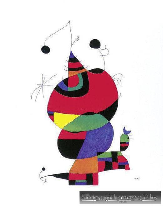 Mulher, pássaro e estrela, Miró