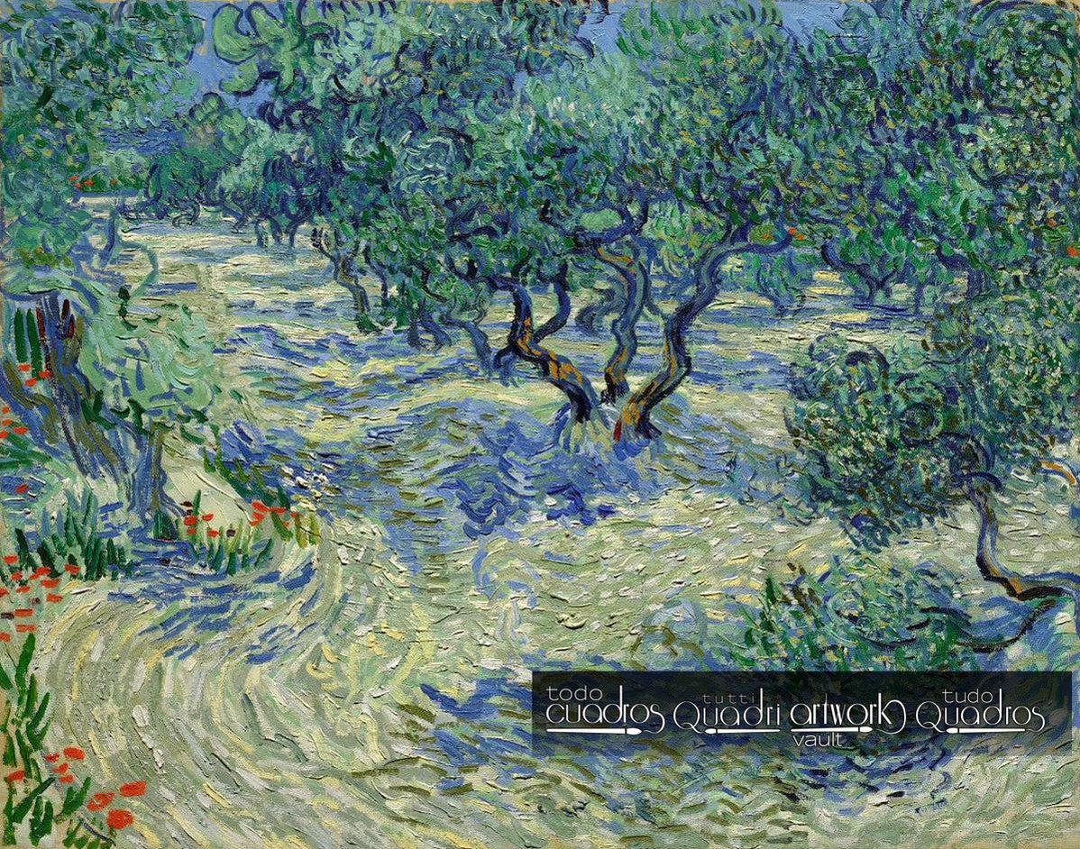 Pomar de oliveiras, Van Gogh