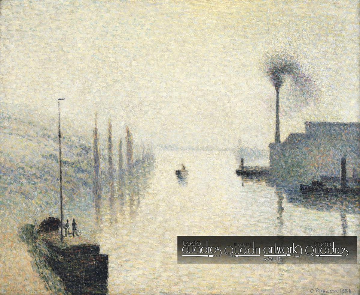 Ilha Lacroix, Rouen. Pissarro