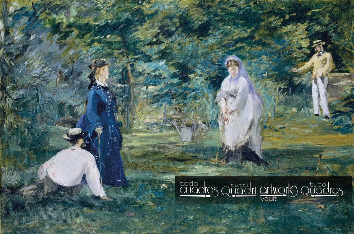 O jogo de croqué, Manet