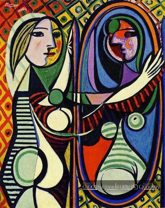 Menina diante do espelho, Picasso