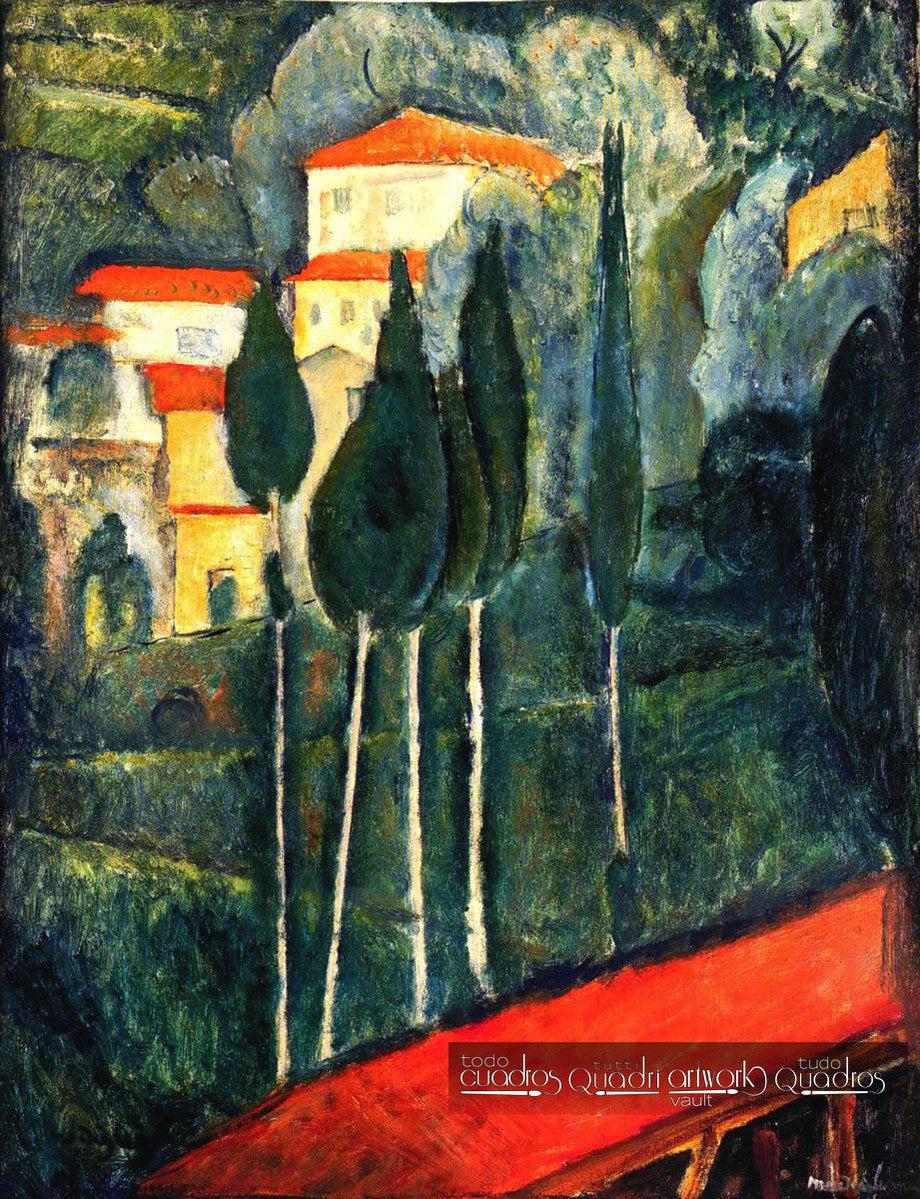 Paisagem do Midi, Modigliani