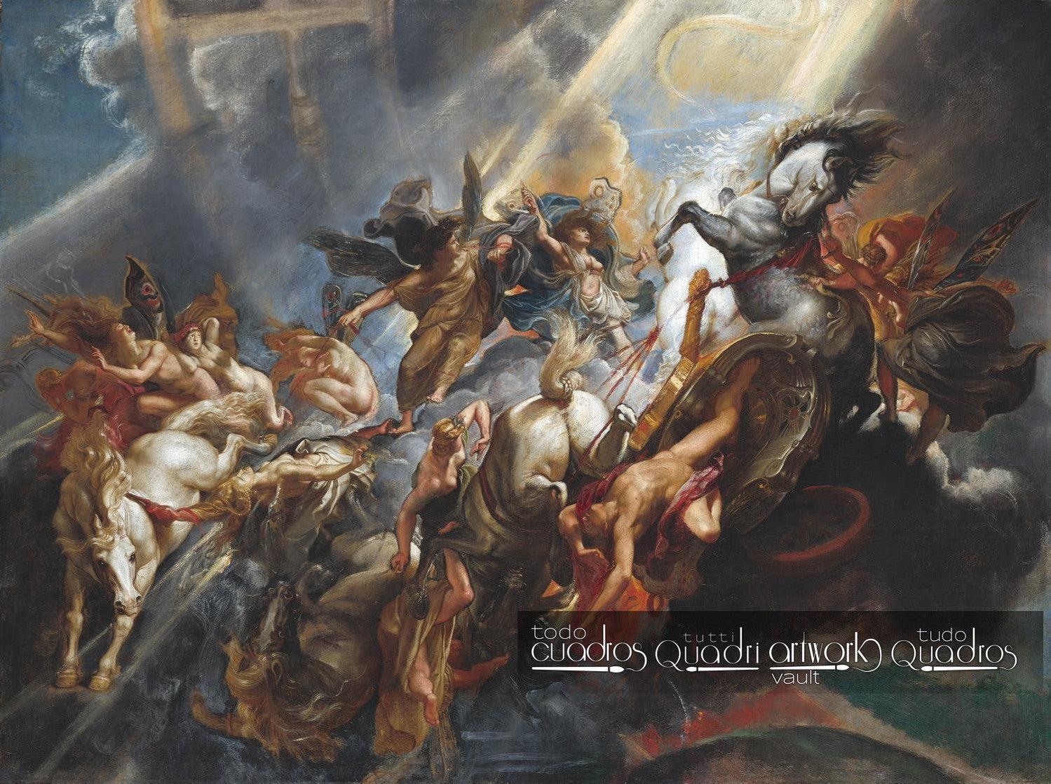 A queda de Féton, Rubens