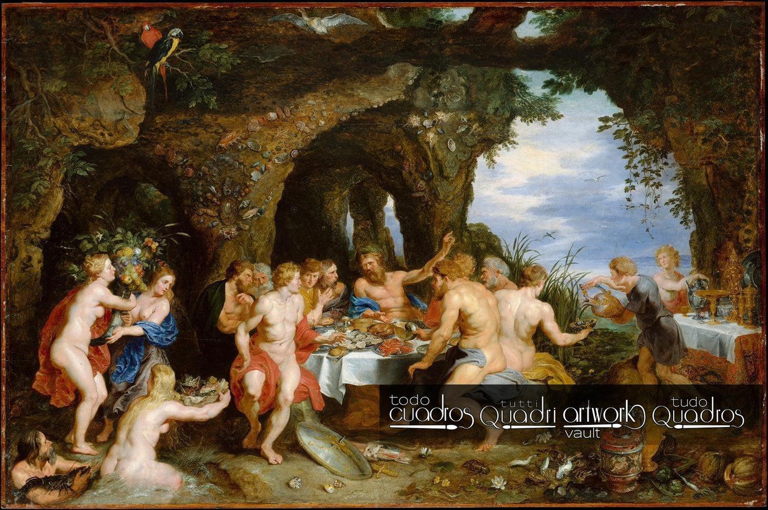 O banquete de Aqueloo, Rubens