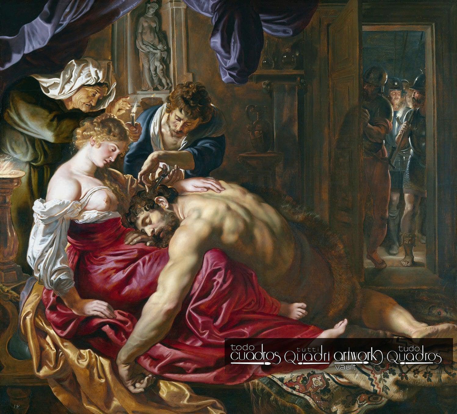Sansão e Dalila, Rubens