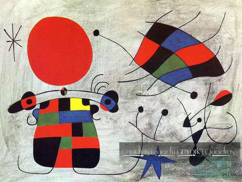 O sorriso das asas flamejantes, Miró