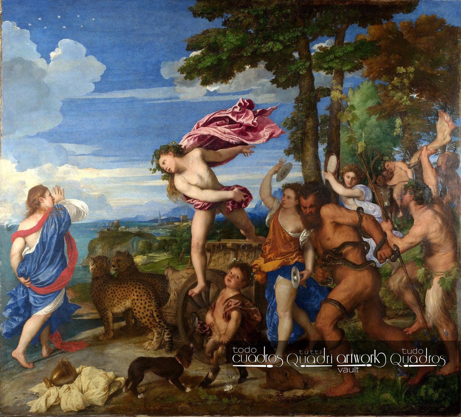 Baco e Ariadne, Ticiano